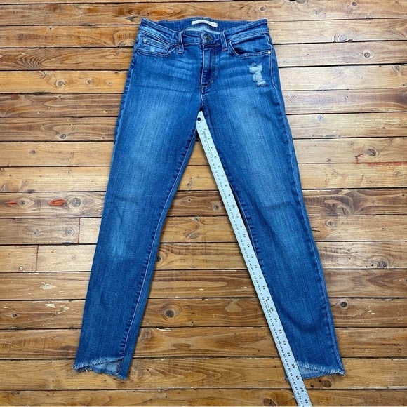 Joe’s jeans blue mid rise waist skinny distressed ripped denim stretchy size 26 - Picture 10 of 16